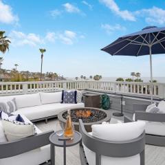 Coastal retreat near the beach w Panoramic Ocean Views, Rooftop Deck, & Firepit