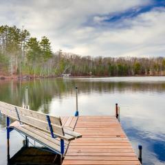 Lakefront Rhinelander Cabin with Dock and Fire Pit!