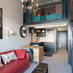 Studio mezzanine 36m², 500m pistes, wifi inclus - FR-1-449-115