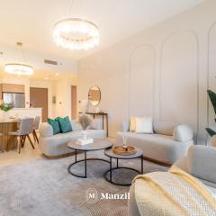 Manzil - 2BR Apartment with Maid's Room and Burj View in Downtown, Dubai