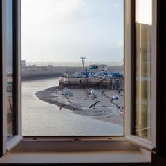La Coquille - vue mer panoramique & port Tréport