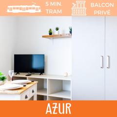 ZenBNB / Azur / Proche Tram / Studio / Balcon Privé