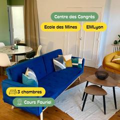 Le Fauriel - Appartement 3 chambres cosy et calme