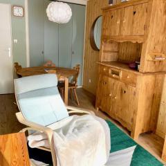Appartement T1 pour 5 aux 2 Alpes - Terrasse sur jardin, Wi-Fi, parking gratuit