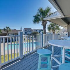 Surfside Beach Condo Ocean View and Shared Pool!