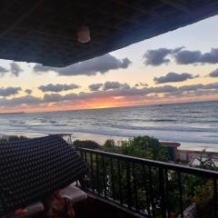 Blue beach villa apartments building on sea free parking free beach