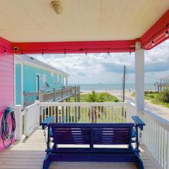 Steps to Beach Pet-Friendly Crystal Beach Home