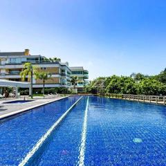 Essence Life Residence com Vista Mar, apartamento completo com 2 quartos em Condomínio Clube a 100 metros da Praia do Campeche, Florianópolis
