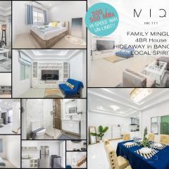 MIQ HK111-4BR Home Ratchada-Huaykwang 14PAX