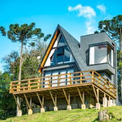 Chalé Topo Da Serra - Com vista incrível para seis pessoas