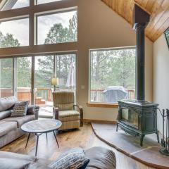 Angel Fire Cabin with Deck 3 Mi to Ski Lifts!