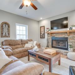 Creekside Murphy Retreat with Fireplace and Views!