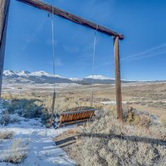 Leadville Home with 360 Degree Views and River Access