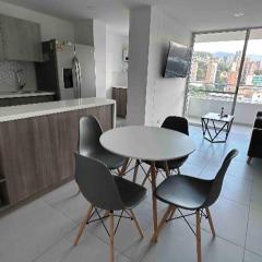 Apartamento en el poblado vista a todo Medellín.