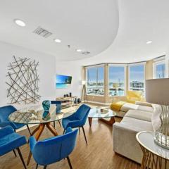 The Coral Loft - Marina Bliss Water view 2BR Pool, Gym