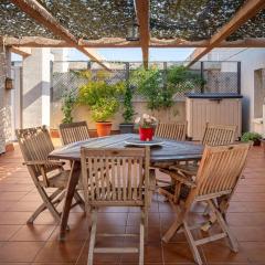 AT018 Atico con piscina, airco, a 5min de la playa