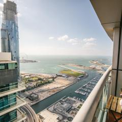 Two Continents Holiday Homes -Serene Sea View One Bedroom on 67th floor
