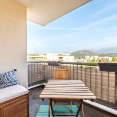Sud de Grenoble: T2 lumineux - wifi fibre - balcon
