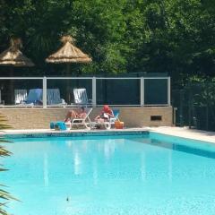 Bungalow de 2 chambres avec piscine partagee jardin clos et wifi a Saint Jean du Gard