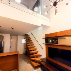 Loft Gramado 304 - Duplex encantador no centro