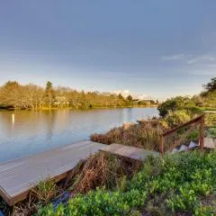 Canal-Front Home in Ocean Shores with Dock and Views!