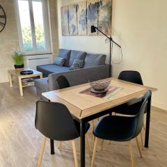 Saint-Aubin-Sur-Mer: Bel appartement traversant