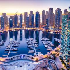 Manzil - 1BR Home in Dubai Marina with Marina View, Nr JBR Beach & Marina Mall