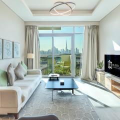 Elite LUX Holiday Homes - Skyline Oasis – 1BHK Premium Apt in Al Jaddaf