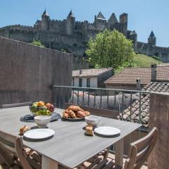 Le Saint Gimer - Vue sur la Cité Médiévale - Climatisation