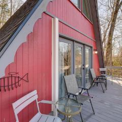 Charming Franklin Cabin with Deck Stunning Views!