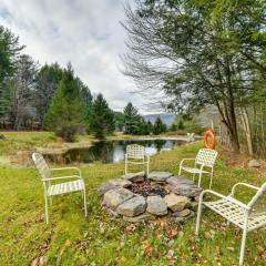 Wooded Walton Home with Fire Pit and On-Site Pond!