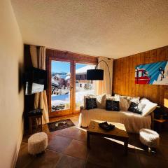 Charmant Appartement aux Saisies - 34m², 4 Pers, Terrasse Sud, Proche Pistes et Commerces - FR-1-293-384