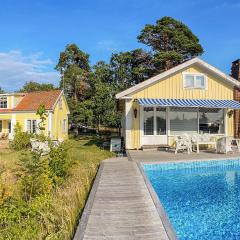 Nice Home In Frjestaden With House Sea View