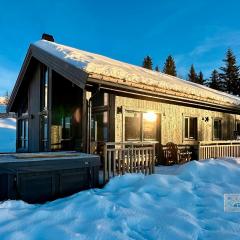 New cabin with jacuzzi, sauna and ski inout