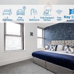 Spacious & Stylish 5 Bed with Free Street Parking