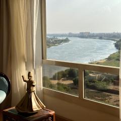 شقة فندقية علي النيل للعائلات بالقاهرة