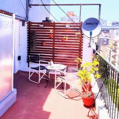 A pasos del mar con enorme terraza!