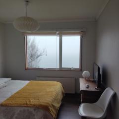 Habitación doble en Niebla, con baño privado y vista al mar