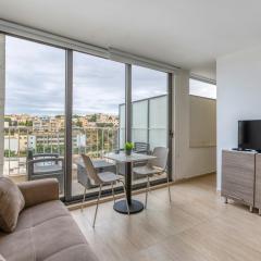 1BR penthouse with PRVT balcony in St Julians by 360 Estates
