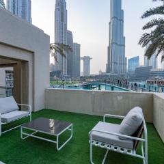 Majestic Villa w/ Burj Khalifa view Downtown Dubai