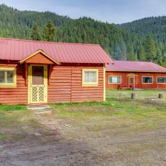 Serene Montana Cabin Day Trip to Glacier NP