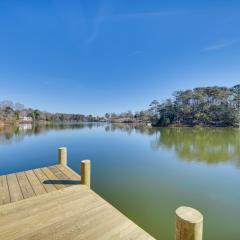 Home on Locklies Creek with Boat Dock and Lift!