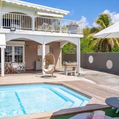 Villa de 4 chambres avec piscine privee jardin clos et wifi a Saint Francois a 3 km de la plage
