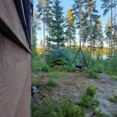 Off-grid minihus på Finnskogen.