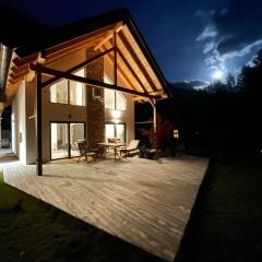 Alpine Wooden Villa with a View