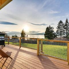 Port Townsend Escape with Deck, Bay and Mountain Views