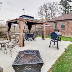 Cozy Detroit Home with Fire Pits 12 Mi to Downtown!