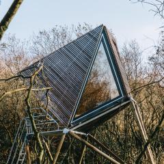 K2 Kudhva Treehouse Cabin for 2 in Tintagel