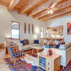 Serene Santa Fe Getaway with Hot Tub and Fireplace!