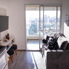 Apto Aconchegante de 1 Quarto e 2 TVs no Brooklin